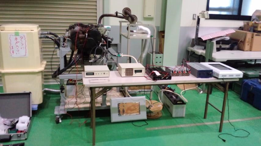 天然ガス発電機と制御機器